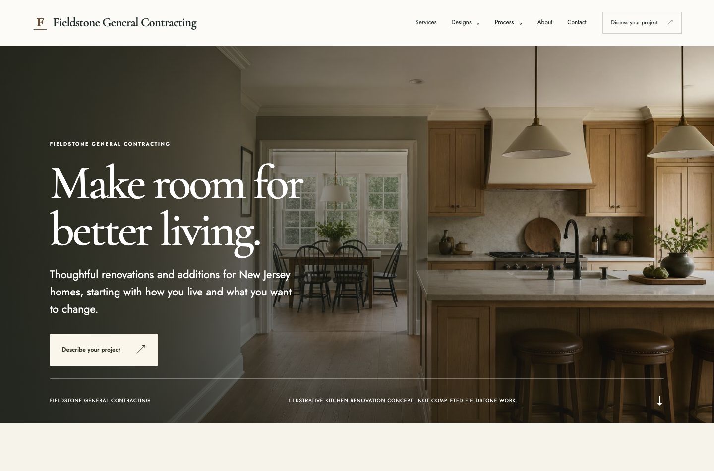 Signature Fieldstone website homepage · Signature · Connected living